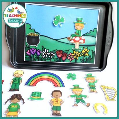 Teaching Talking Printable St. Patrick's Day Speech Therapy Activities Value Bundle