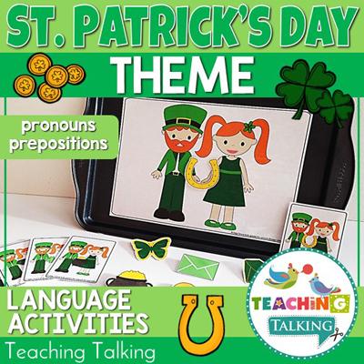 Teaching Talking Printable St. Patrick's Day Speech Therapy Activities Value Bundle