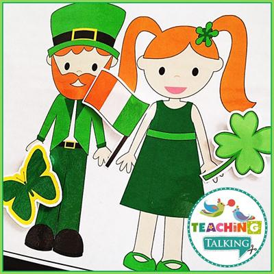 Teaching Talking Printable St. Patrick's Day Speech Therapy Activities Value Bundle