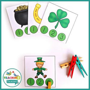 Teaching Talking Printable St. Patrick's Day Vocabulary Activities