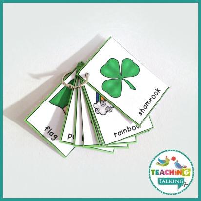 Teaching Talking Printable St. Patrick's Day Vocabulary Activities