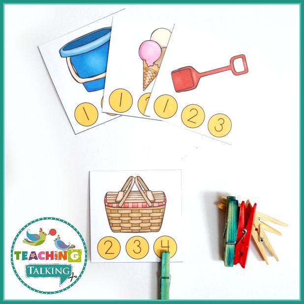 Teaching Talking Printable Summer Vocabulary Activities