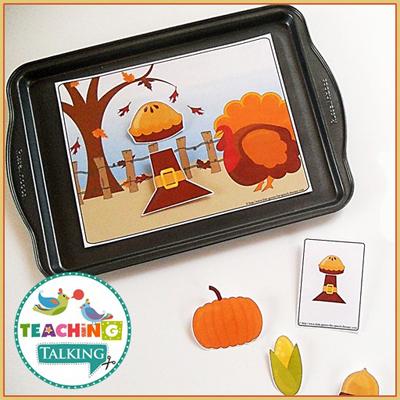 Teaching Talking Printable Thanksgiving Speech Therapy Activities Value Bundle