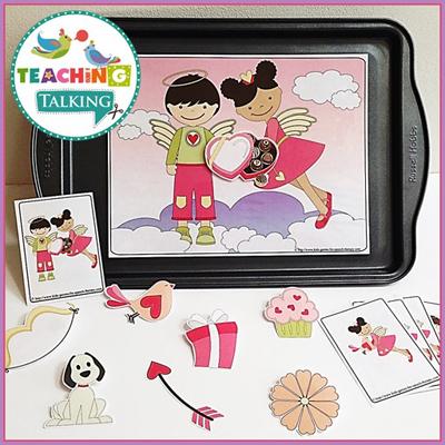 Teaching Talking Printable Valentine's Day Speech Therapy Activities Value Bundle