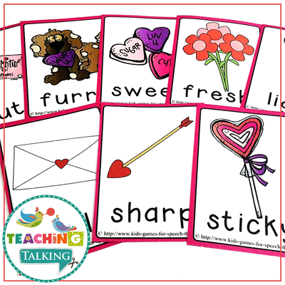 Teaching Talking Printable Valentine's Day Speech Therapy Activities Value Bundle