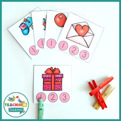 Teaching Talking Printable Valentine's Day Vocabulary Activities