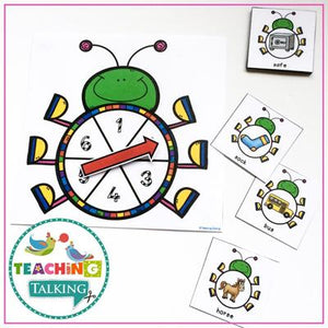 Teaching Talking Printable Value Bundle Print and Go Articulation Activities for Seasons
