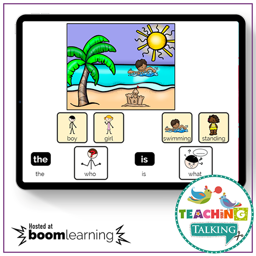 Teaching Talking Printable Verbs Speech Therapy Activities for Preschool