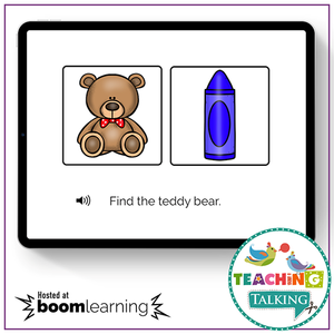 Teaching Talking Printable Vocabulary Speech Therapy Activities for Preschool