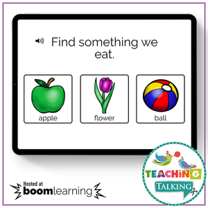 Teaching Talking Printable Vocabulary Speech Therapy Activities for Preschool