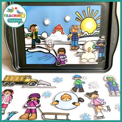 Winter Speech Therapy Activities Value Bundle - Teaching Talking
