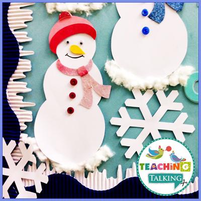 Teaching Talking Printable Winter Speech Therapy Activities Value Bundle