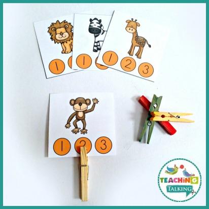 Teaching Talking Printable Zoo Vocabulary Activities