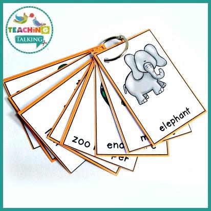 Teaching Talking Printable Zoo Vocabulary Activities