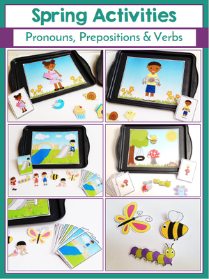 Teaching Talking Spring Preschool Language Activities for Speech Therapy