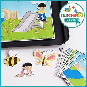 Teaching Talking Spring Preschool Language Activities for Speech Therapy