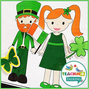 Teaching Talking St. Patrick's Day Preschool Language Activities for Speech Therapy