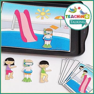 Teaching Talking Summer Preschool Language Activities for Speech Therapy