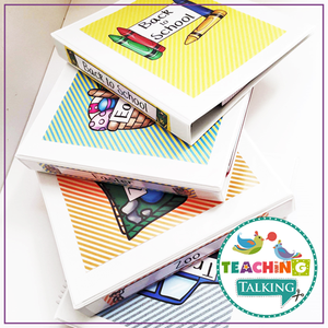 Teaching Talking Themed Binder Spines and Covers